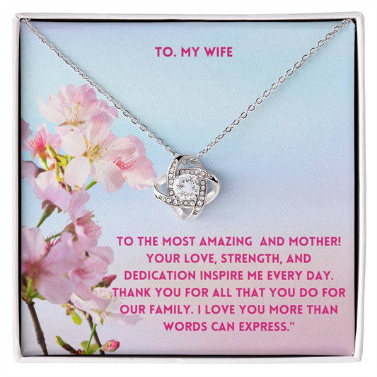 Wife Necklace  mothers day